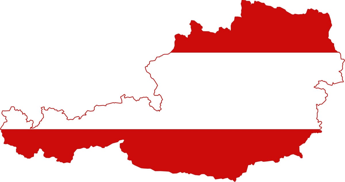 austria ramani bendera