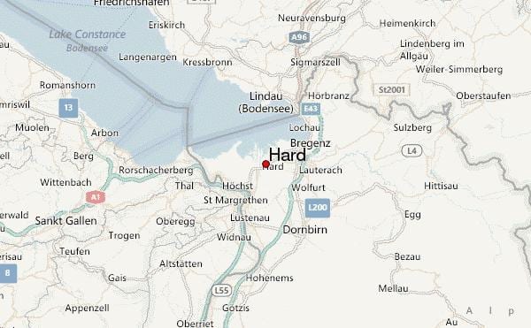 ramani ya ngumu austria