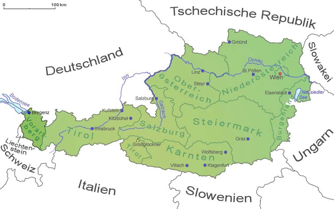 ramani ya vorarlberg austria