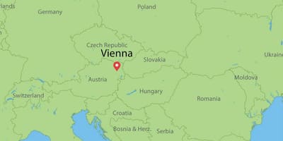 Austria nchi katika ramani ya dunia