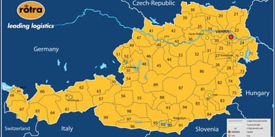 Ramani ya austria postcode 