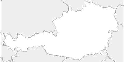 Ramani ya austria ramani muhtasari
