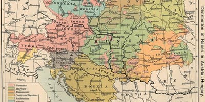 Austria-hungary ramani ya 1900