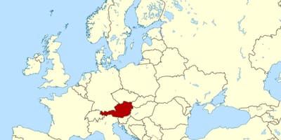 Kuonyesha ramani ya austria