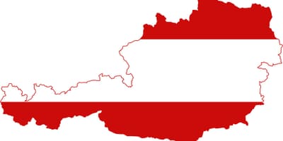 Austria ramani bendera