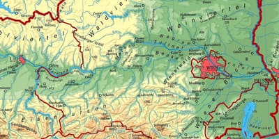 Ramani ya chini austria