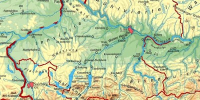 Ramani ya upper austria
