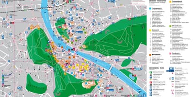 Ramani ya utalii ramani ya salzburg austria