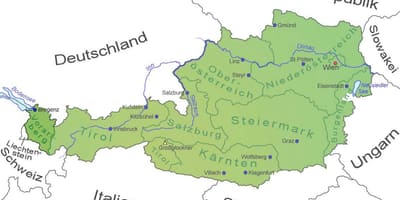 Ramani ya vorarlberg austria